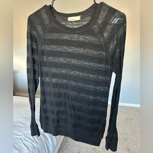 Black striped longsleeve